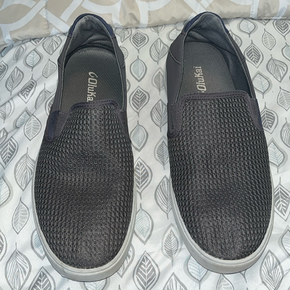 Olukai Lae'ahi Men's Slip On Shoes 10443-PVPV Gray Size 9